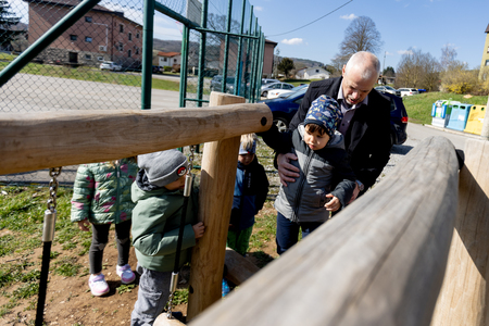ODPRTJE DVEH  OTROŠKIH IGRIŠČ V KOŠANI 6.3.2026 - Valter Leban-0647